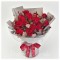 BOU 0195 厄瓜多爾紅色大玫瑰花束