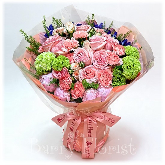  BOU 0202 Ohara pink 玫瑰花束